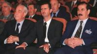 Bashar al-Assad at a Baath Party Congress in June 2000