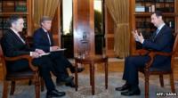 Basha al-Assad is interviewed
