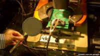 Carbon nanotube wafer next to computer using this technology