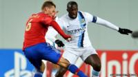 Yaya Toure playing against CSKA Moscow