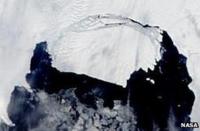Satellite image of the PIG iceberg (Image: Nasa)