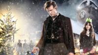 Scene from Dr Who Christmas special with Matt Smith