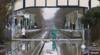 Flooding in Datchet.