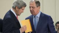 John Kerry and Sergey Lavrov, April 2013