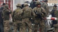 US troops in Afghanistan