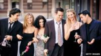 Cast of Friends: David Schwimmer As Ross Geller, Jennifer Aniston As Rachel Cook, Courteney Cox As Monica Geller, Matthew Perry As Chandler Bing, Lisa Kudrow As Phoebe Buffay And Matt Leblanc As Joey Tribbiani