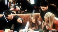 Friend's cast in Central Perk