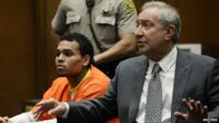 Chris Brown and Mark Geragos