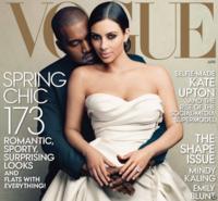 Kanye West and Kim Kardashian Vogue cover