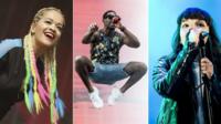 Rita Ora, Tinie Tempah and Chrvches