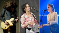 You Me At Six, The 1975 and London Grammar (left-right) all performed on Sunday