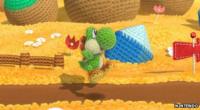 A Yoshi made of wool