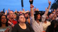 Festival crowd