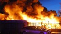 The Renfrew tyre fire