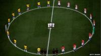 Players gather for opening match