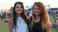 Rachel Tivnann and Sarah Bowie who are 20 and from Brighton