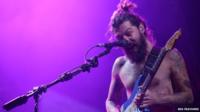 Biffy Clyro on stage closing the first night at T in the Park