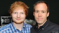 Ed Sheeran and Luke Wood