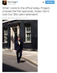 Nick Clegg tweet