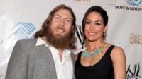 Daniel Bryan with wife Brie Bella