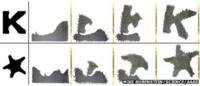 The swarming robots can form shapes