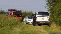 Police at Padbury aircraft crash
