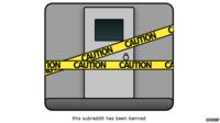Banned page on Reddit