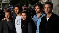 Take That at Radio 1