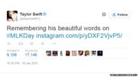 Taylor swift tweet