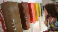 Coloured fridges