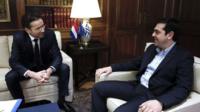 Jeroen Dijsselbloem meeting Alexis Tsipras - 30 January