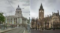 Nottingham and Manchester town halls