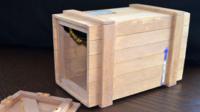 Replica of a cargo box