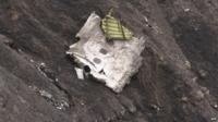 Debris from the plane. 24 March 2015