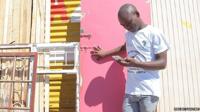 Man using his smartphone