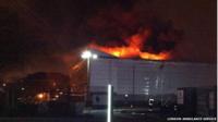 Park Royal warehouse fire