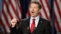 Senator Rand Paul announcing that he is seeking the Republican nomination for the Presidency