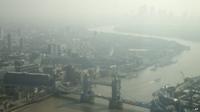 A haze over London on 10 April 2015