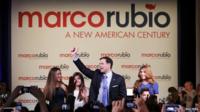 Marco Rubio with his family