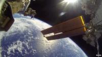 Go Pro picture from space walk