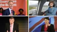 Jim Murphy, Nicola Sturgeon, Willie Rennie and Ruth Davidson