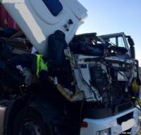 Lorry crash on A14