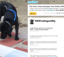 Screengrab of Smithy's Twitter page