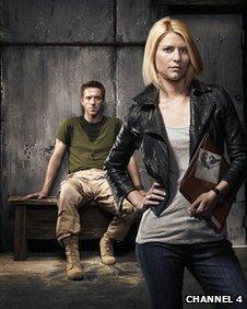 Damian Lewis and Claire Danes