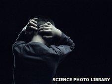 Depressed man