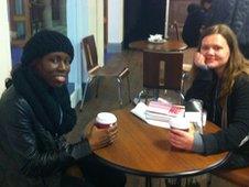 Tola Sowemimi and Jackie Bowen