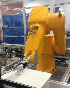 Robotic arm at Sheffield Hallam University