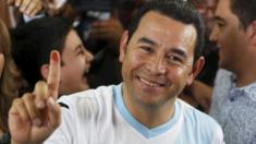 Jimmy Morales, Guatemalan presidential candidate front-runner