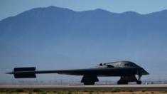 A US B-2 stealth bomber
