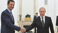 Assad and Putin meet at the Kremlin on 20 October 2015